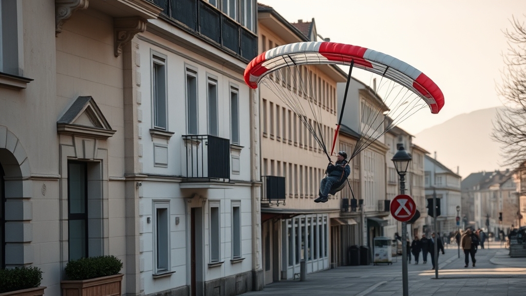 Kleinflugzeug und Gleitschirmfliegerin kollidieren in Österreich